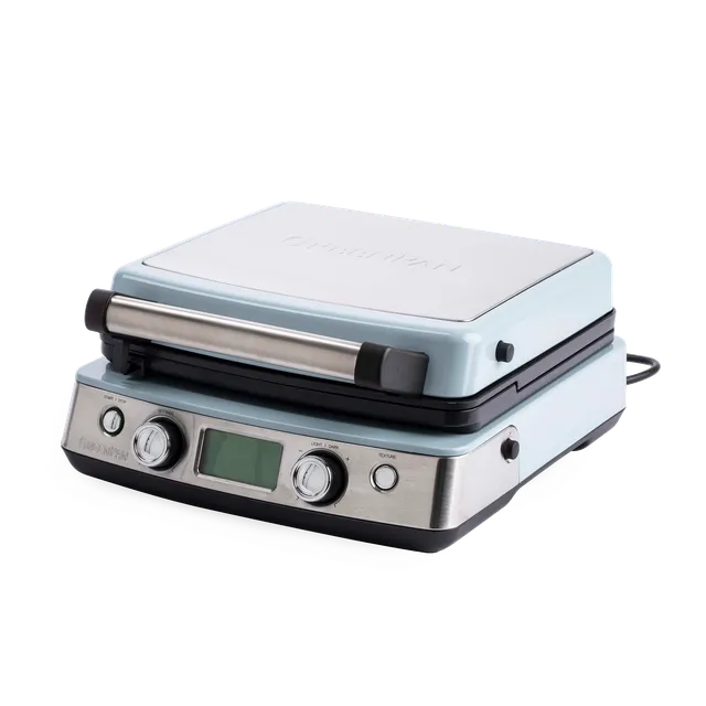 greenpan-haze-blue-gaufrier-1600-w-2-sets-de-plaques-amovibles-classiques-et-li- image 1