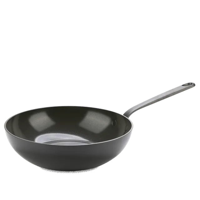 greenpan-craft-wok-acier-carbone-inspir-rev-tement-c-ramique-thermolon-sans-pfas image 1