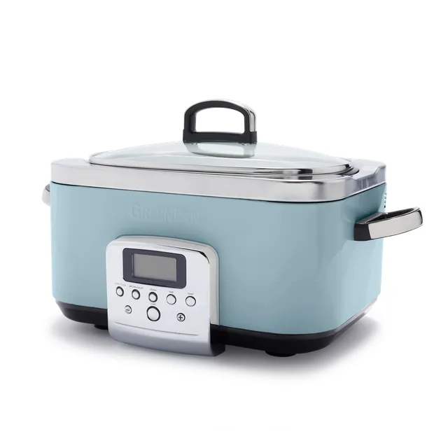 greenpan-slowcooker-blue-haze-6l-cuve-en-c-ramique-sans-pfas-mijotage-longue-dur image 1