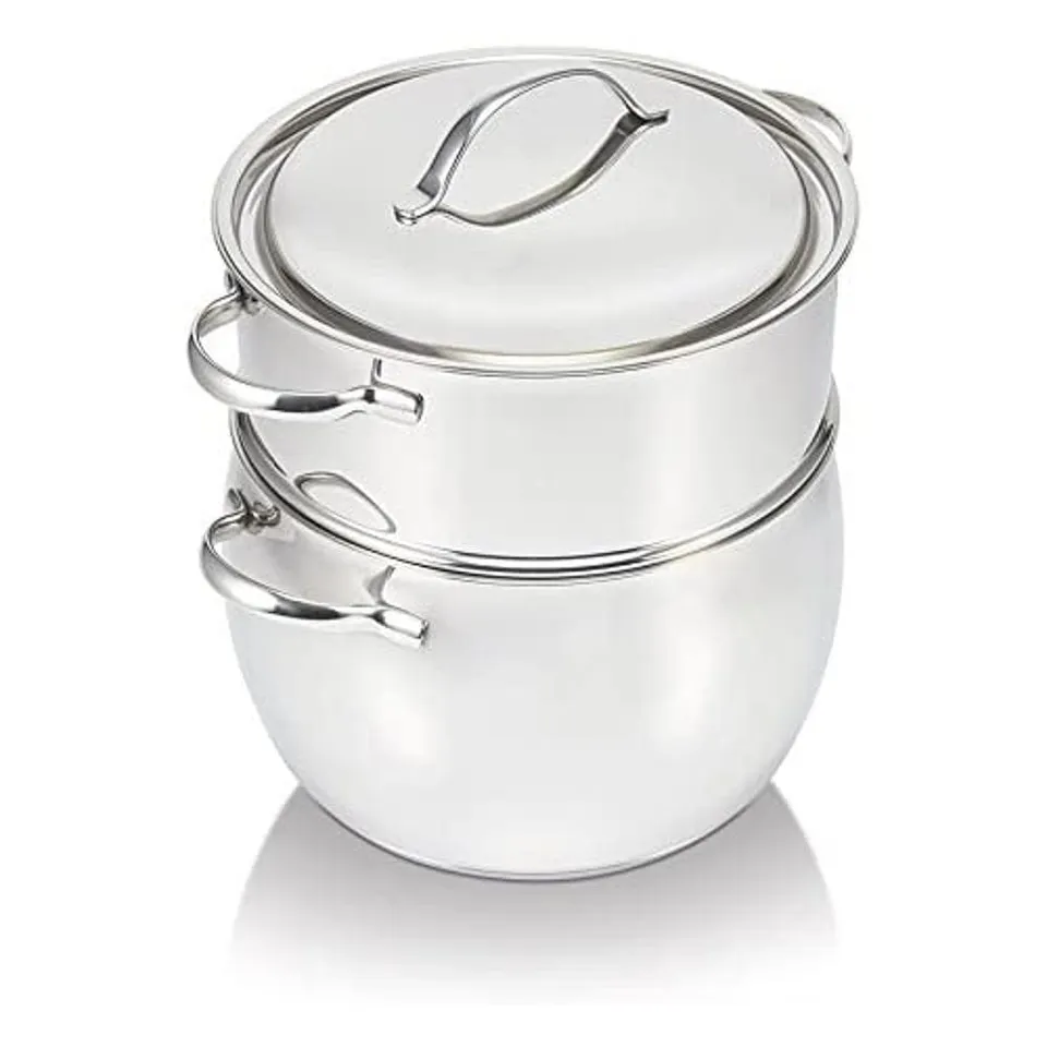 beka-bekaline-16303104-casimir-couscoussier-en-acier-inoxydable-24-cm-7-litres-t image 1