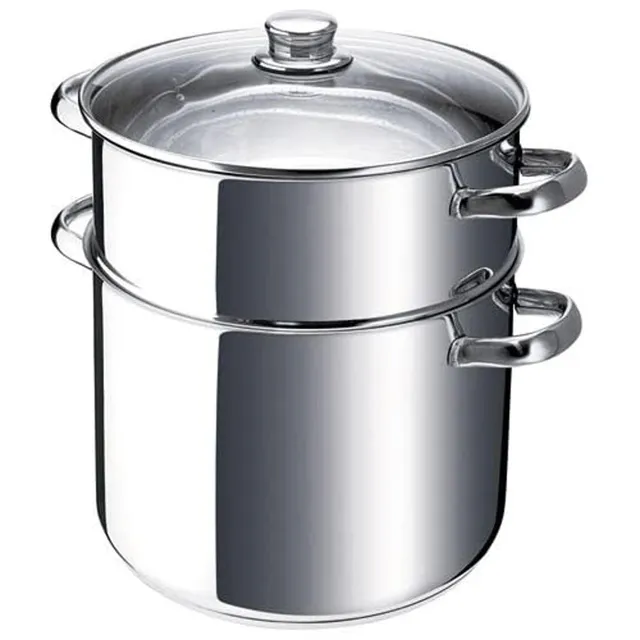 beka-chambord-couscoussier-en-acier-inoxydable-28-cm-15-litres-tous-feux-dont-in image 1