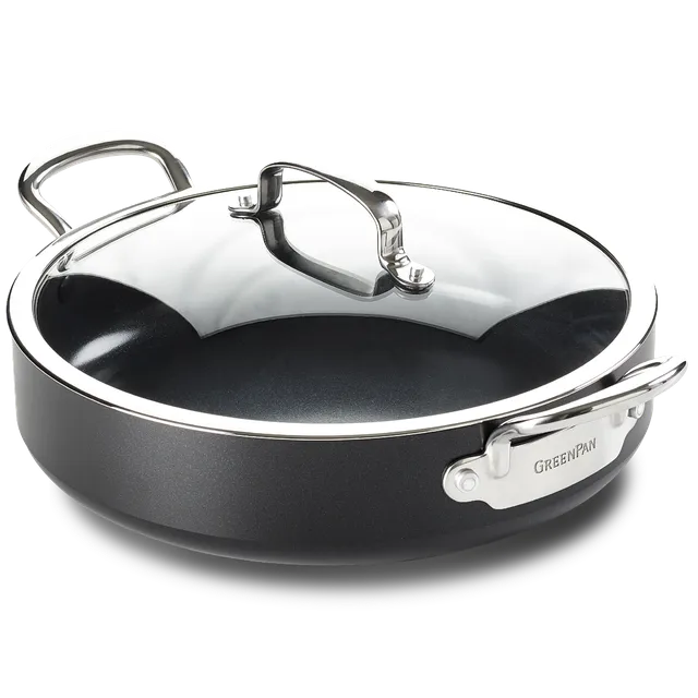 greenpan-barcelona-sauteuse-avec-couvercle-28-cm-aluminium-pais-induction-magnet image 1