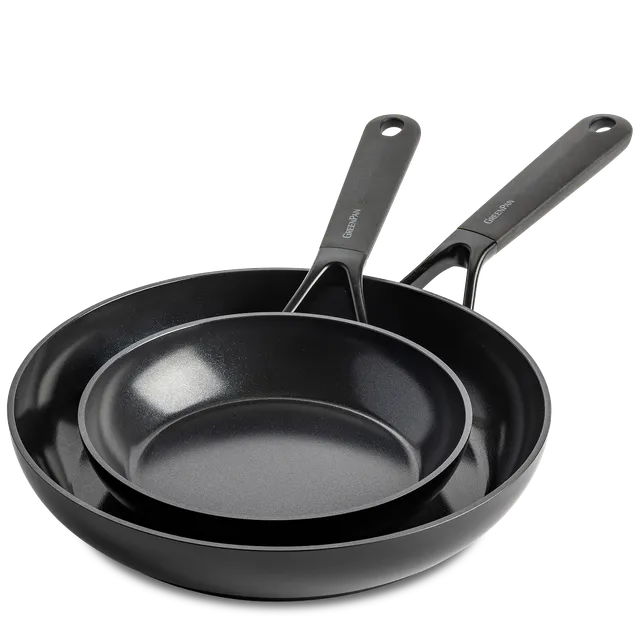 greenpan-collection-smart-set-de-2-po-les-empilables-sans-bords-c-ramique-sans-p image 1