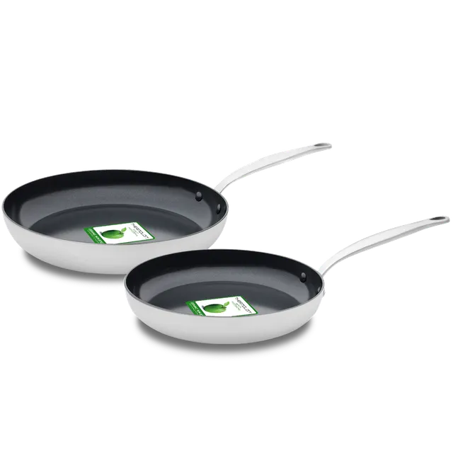 greenpan-barcelona-evershine-set-de-2-po-les-24-28-cm-en-acier-inoxydable-3-couc image 1