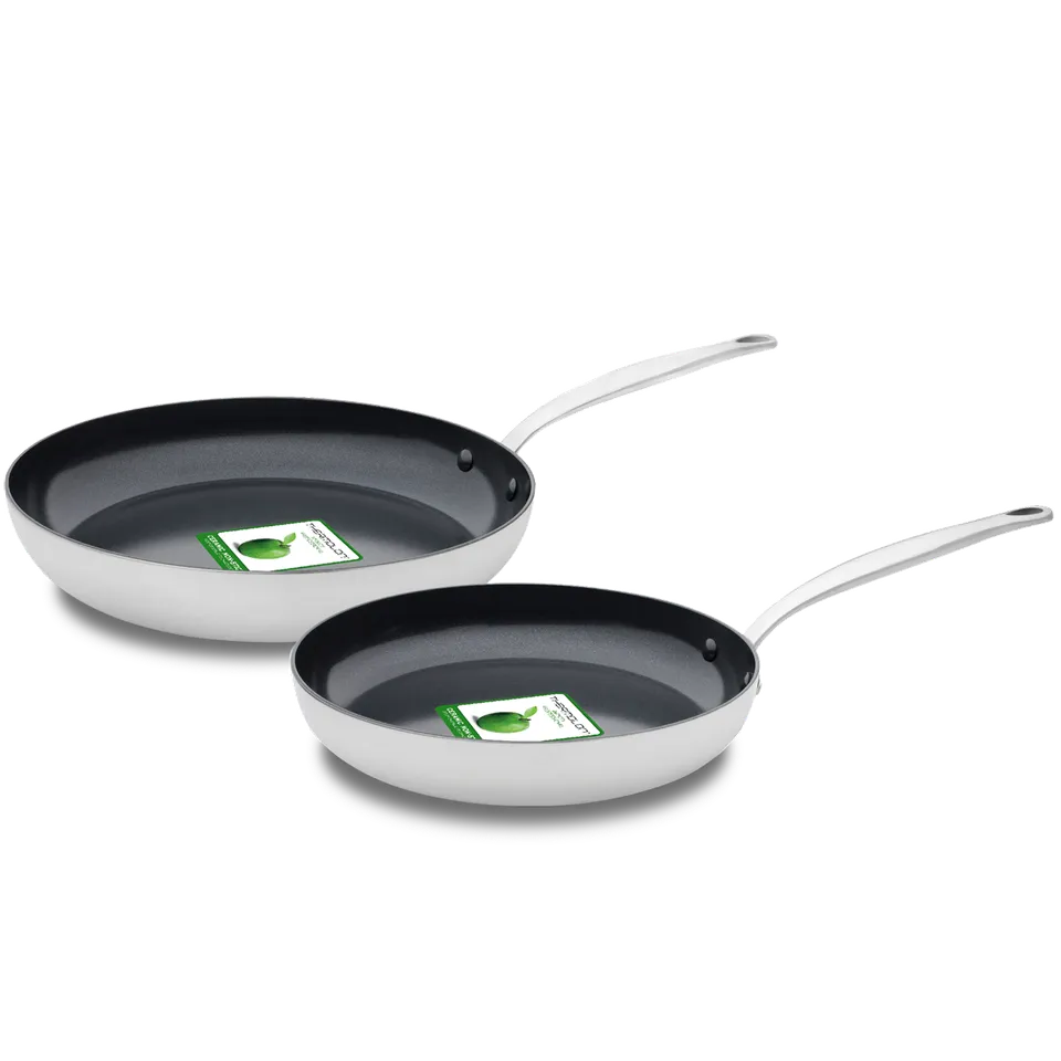 greenpan-barcelona-evershine-set-de-2-po-les-24-28-cm-en-acier-inoxydable-3-couc image 1