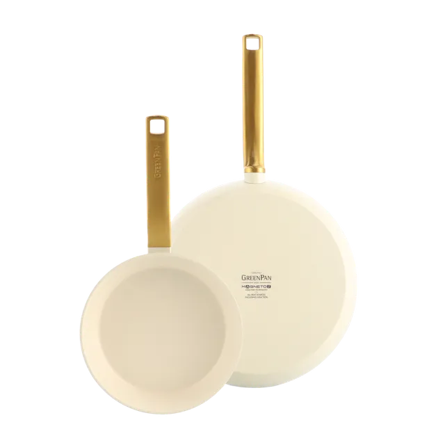 greenpan-evolution-cream-set-de-2-po-les-antiadh-sives-20-28-cm-sans-pfas-induct image 1
