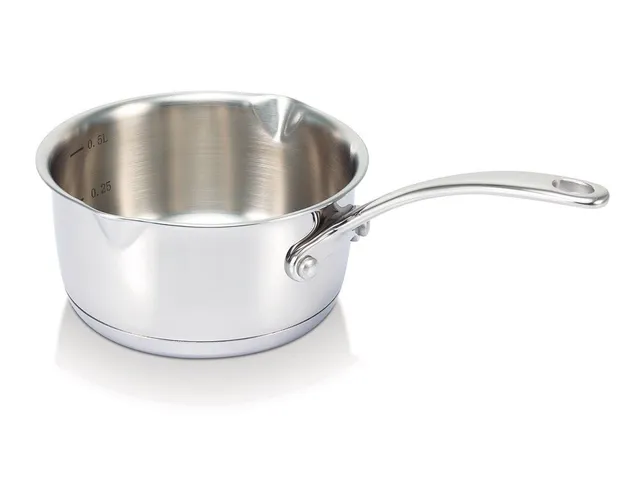 bekaline-belvia-casserole-sauci-re-inox-12-cm-avec-couvercle-en-verre-triple-fon image 1