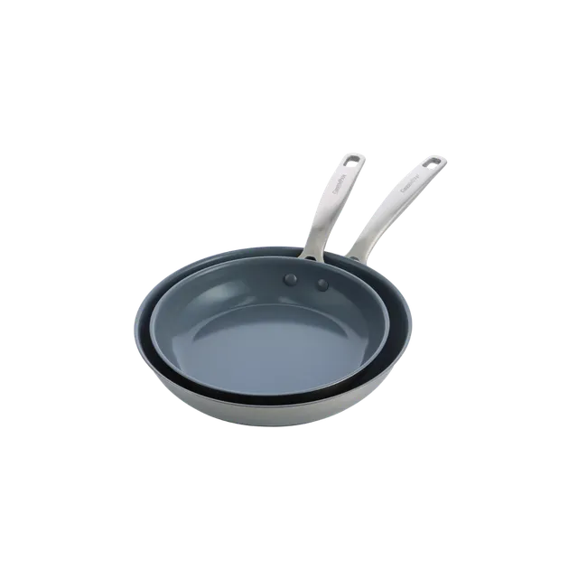 greenpan-treviso-set-de-2-po-les-inox-avec-rev-tement-c-ramique-renforc-de-diama image 1