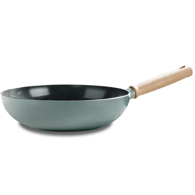greenpan-mayflower-wok-28-cm-base-paisse-en-aluminium-forg-rev-tement-thermolon- image 1