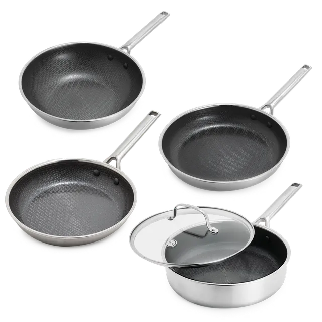greenpan-apex-ensemble-de-batterie-de-cuisine-hybride-5-pi-ces-acier-inoxydable- image 1