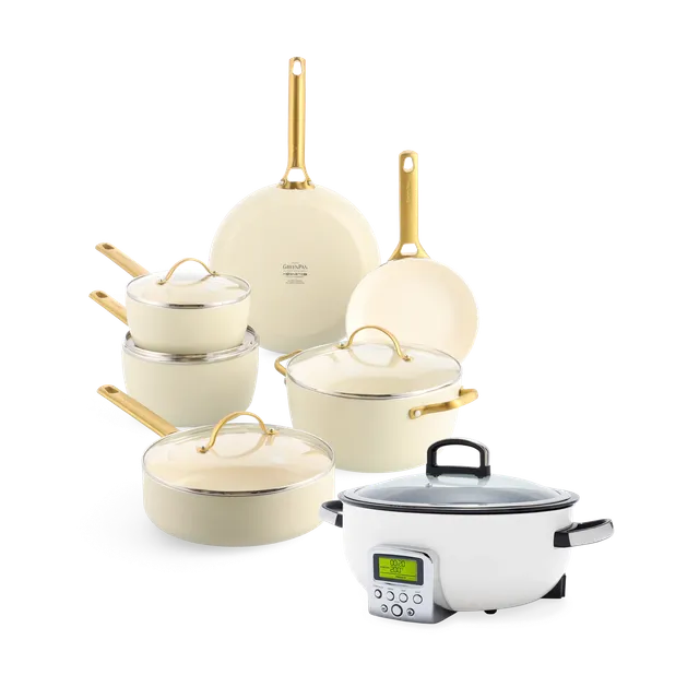greenpan-batterie-de-cuisine-cream-11-pi-ces-omnicooker-5-6-l-set-padova-cream-1 image 1
