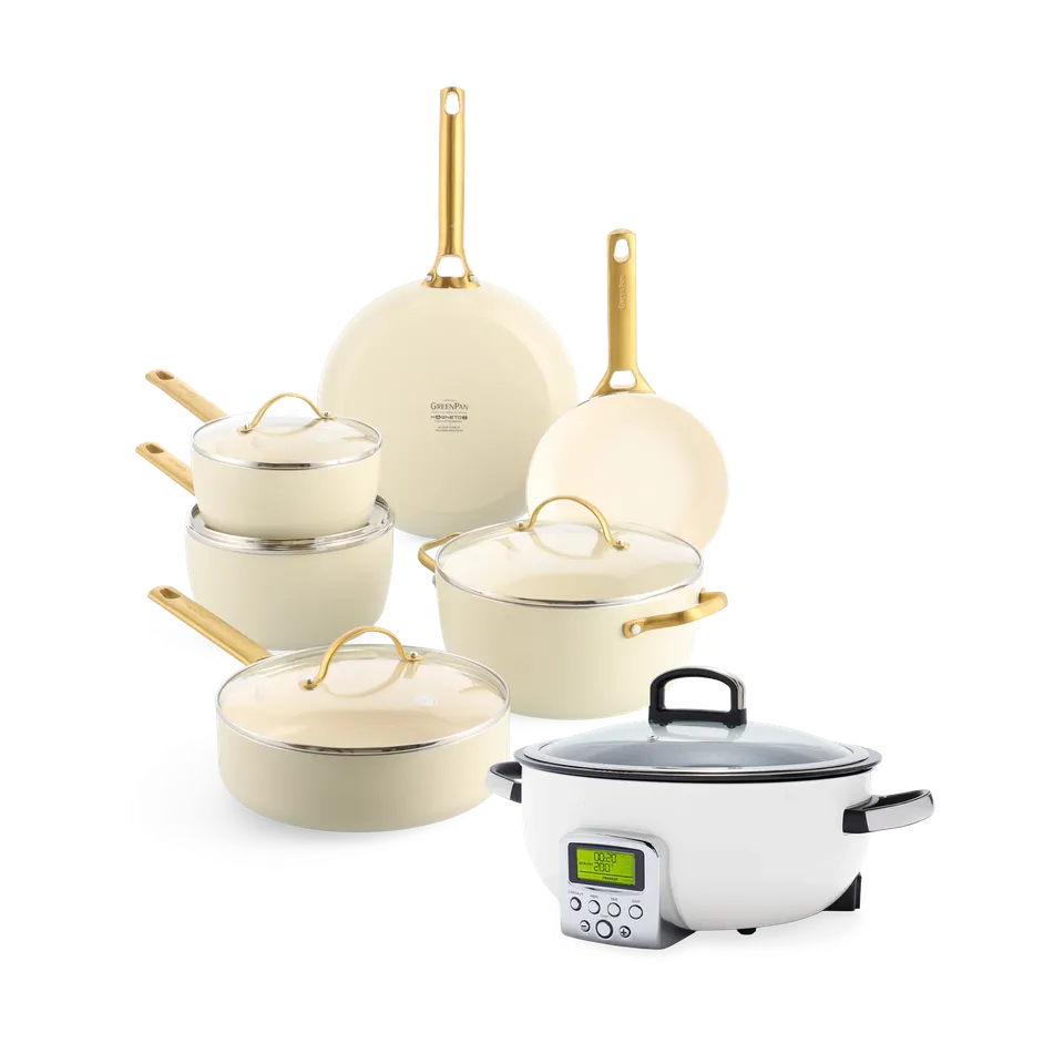 greenpan-batterie-de-cuisine-cream-11-pi-ces-omnicooker-5-6-l-set-padova-cream-1 image 1