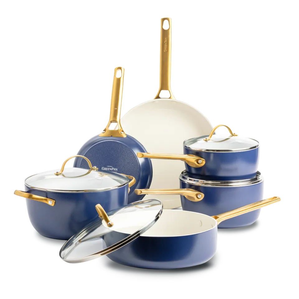greenpan-padova-reserve-set-de-10-pi-ces-oxford-blue-batterie-de-cuisine-base-al image 1