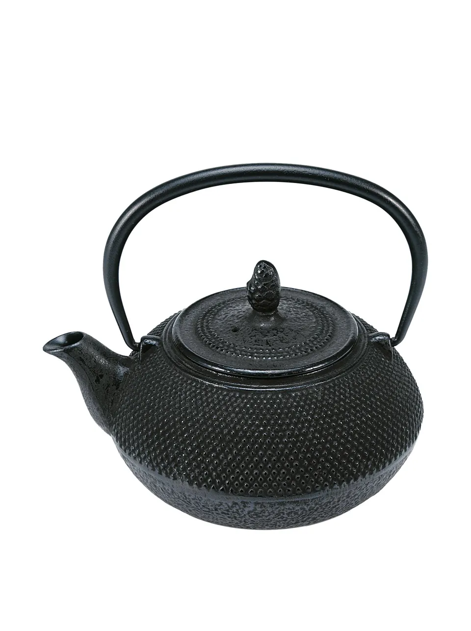 beka-ceylon-mini-16409164-th-i-re-en-fonte-0-6-l-noir-mat-avec-passoire-tamis-to image 1