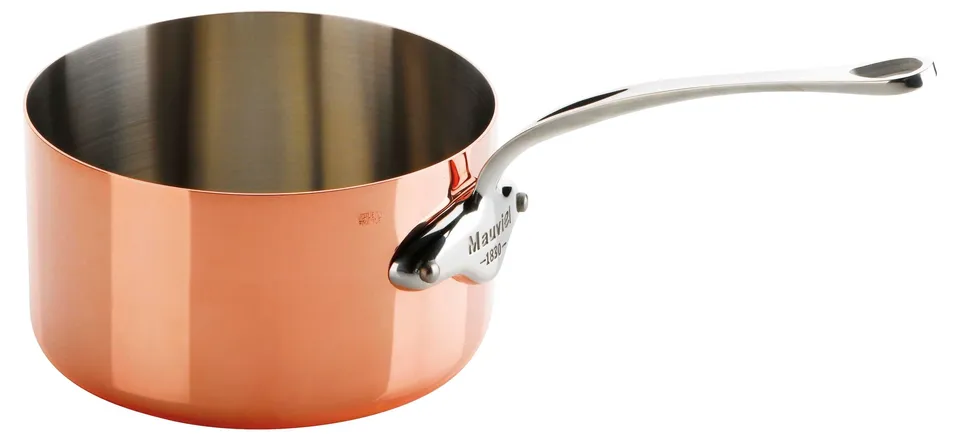 mauviel1830-m-h-ritage-150s-611014-casserole-cuivre-inox-bilamin-14-cm-1-2-l-mon image 1