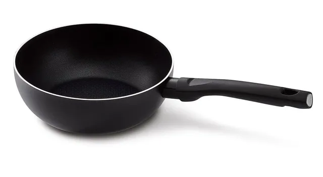 beka-kitchen-fun-13850204-mini-po-le-wok-aluminium-20-cm-noir-rev-tement-gaufr-s image 1