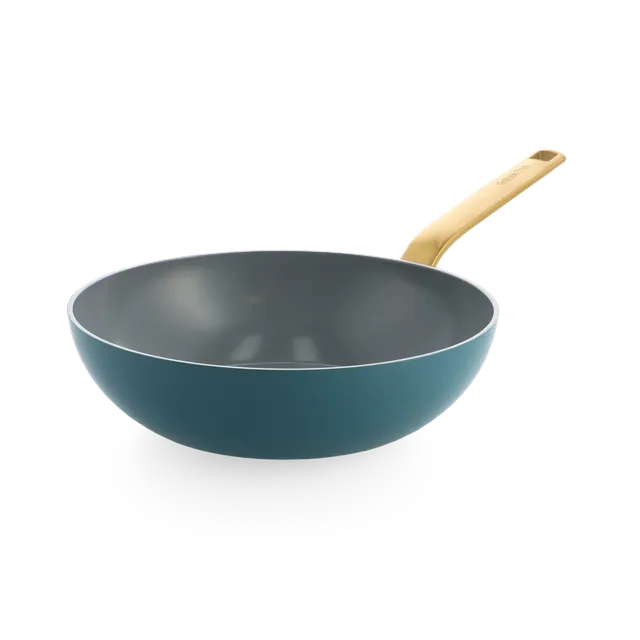 greenpan-evolution-wok-28-cm-bleu-sans-pfas-avec-technologie-balance-pro-base-in image 1