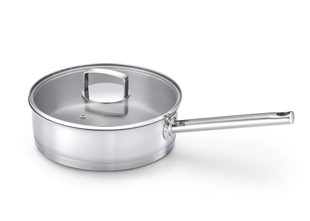 beka-kitchen-fun-sauteuse-24-cm-en-acier-inoxydable-18-10-mat-avec-couvercle-en- image 1