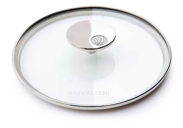 mauviel-m-360-531828-couvercle-en-verre-28-cm-inox-magn-tique-et-verre-pour-cass image 1