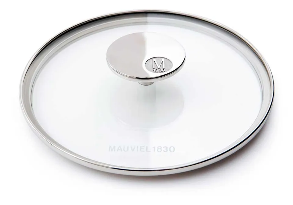 mauviel-m-360-531828-couvercle-en-verre-28-cm-inox-magn-tique-et-verre-pour-cass image 1