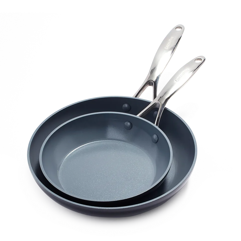 greenpan-valencia-pro-set-2-po-les-frire-20-cm-26-cm-aluminium-anodis-technologi image 1