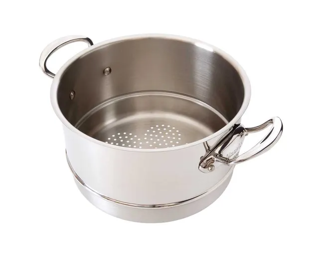 mauviel1830-m-cook-522124-insert-cuit-vapeur-inox-multi-couches-24-cm-compatible image 1