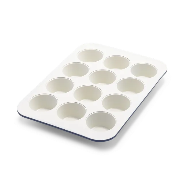 greenpan-greenlife-contour-bleu-moule-12-muffins-acier-haute-qualit-avec-rev-tem image 1