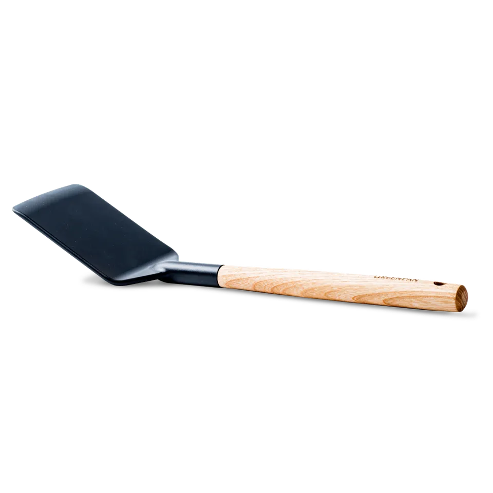 greenpan-mayflower-spatule-de-cuisson-nylon-et-manche-en-bois-de-fr-ne image 1