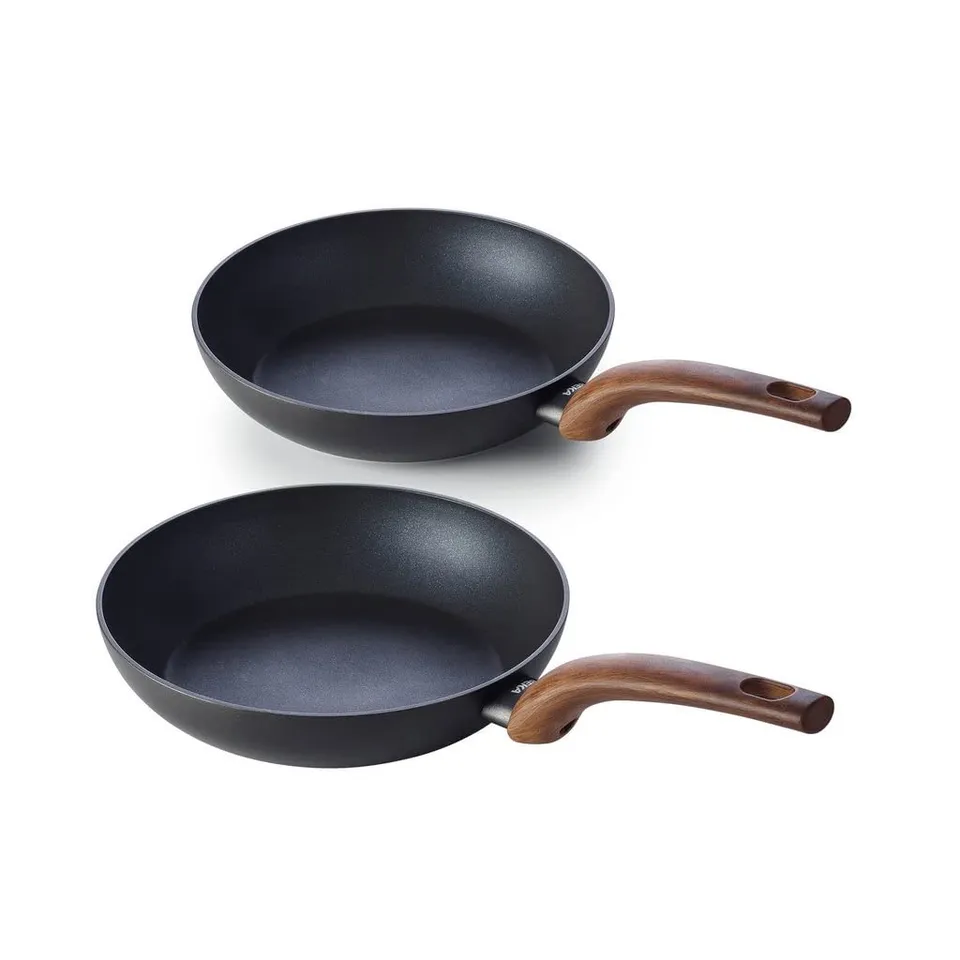 beka-yakuro-lot-de-2-po-les-en-aluminium-24-28-cm-design-japonais-tous-feux-dont image 1