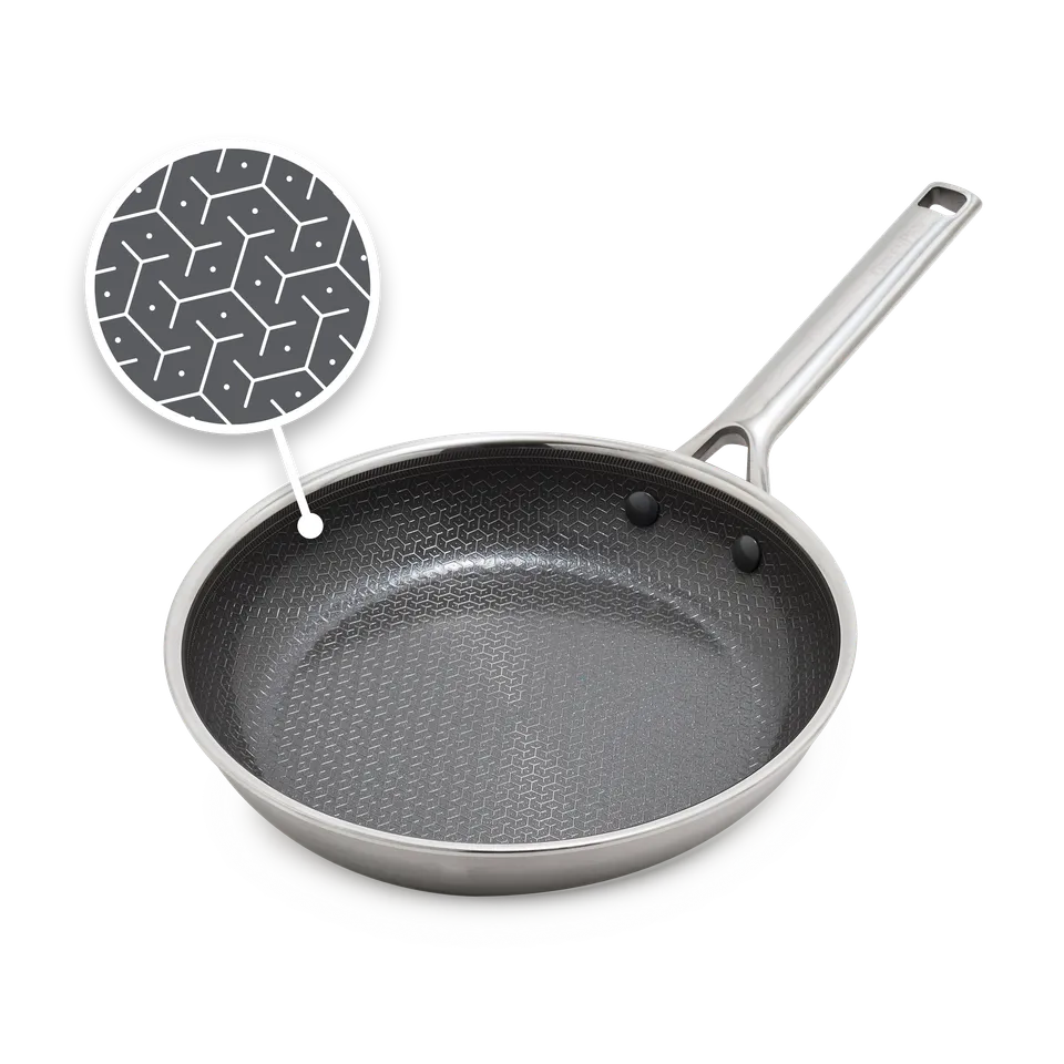 greenpan-apex-po-le-hybride-24-cm-en-acier-inoxydable-triple-paisseur image 1