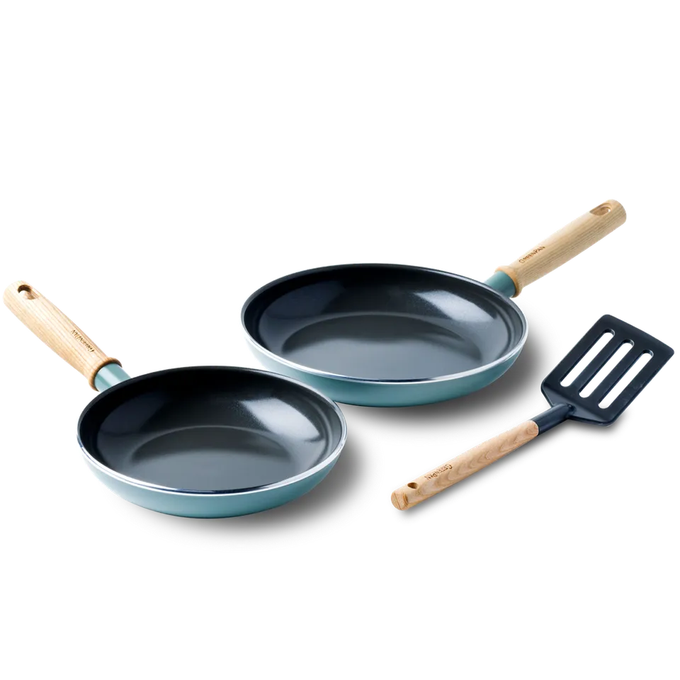 greenpan-mayflower-set-de-3-pi-ces-aluminium-forg-rev-tement-c-ramique-thermolon image 1