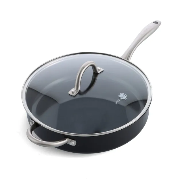 greenpan-lima-midnight-sauteuse-antiadh-sive-30-cm-4-8-l-sans-pfas-aluminium-ano image 1