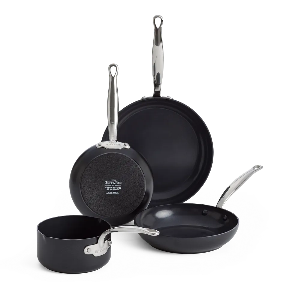 greenpan-barcelona-set-de-4-pi-ces-aluminium-extra-pais-induction-magneto image 1