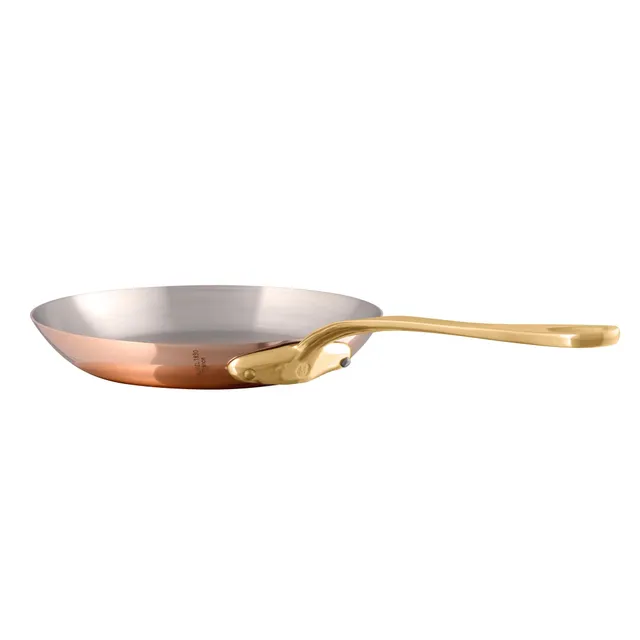 mauviel-m-250b-po-le-en-cuivre-20-cm-2-5-mm-avec-int-rieur-inox-et-manche-en-bro image 1