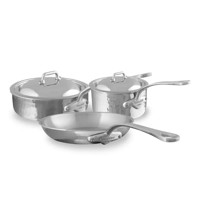 mauviel-m-elite-batterie-de-cuisine-5-pi-ces-martel-e-polie-5-plis-casserole-1-8 image 1