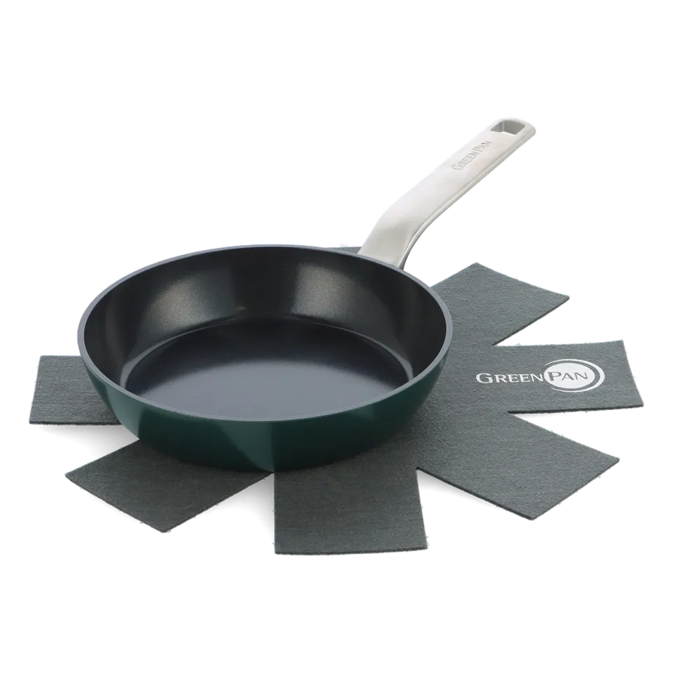 greenpan-evolution-po-le-20-cm-pine-green-aluminium-recycl-avec-poign-e-dor-e-am image 1