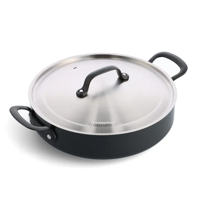 greenpan-craft-sauteuse-24-cm-4-9-l-c-ramique-anodis-e-dur-antiadh-sive-sans-pfa image 1