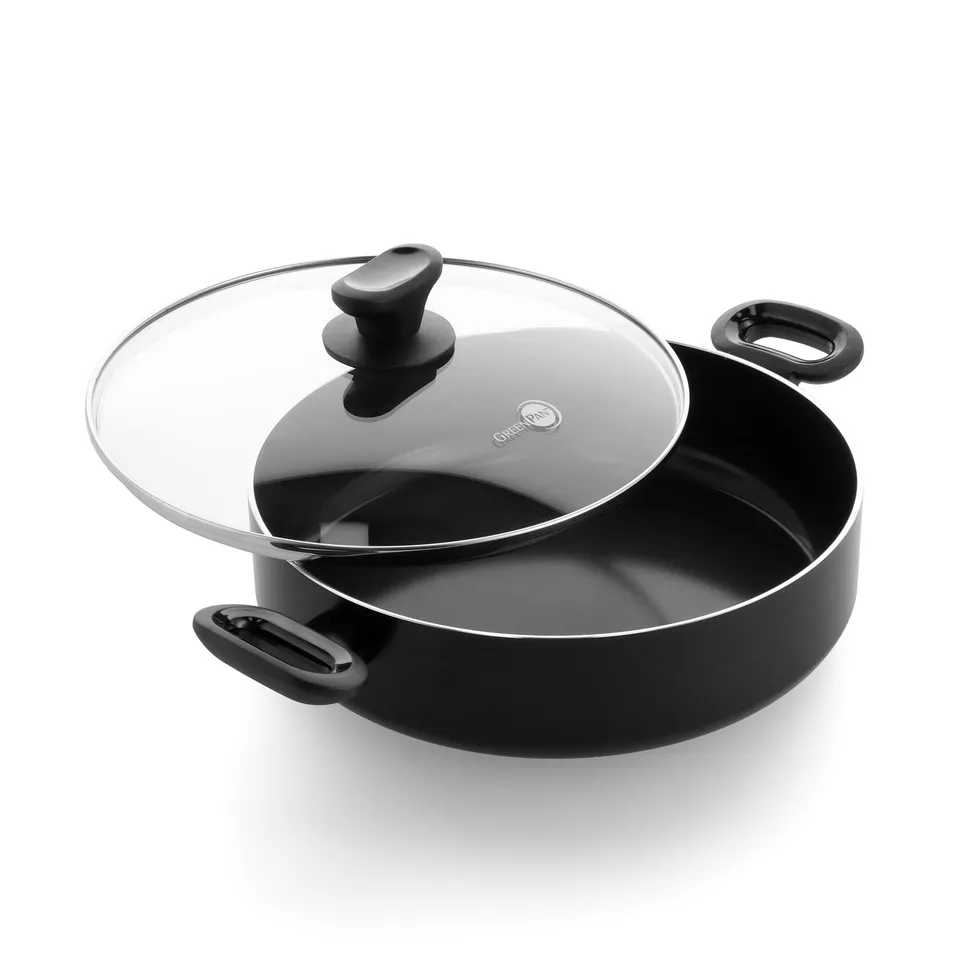 greenpan-torino-sauteuse-avec-couvercle-28-cm-4-2-l-antiadh-sive-c-ramique-sans- image 1