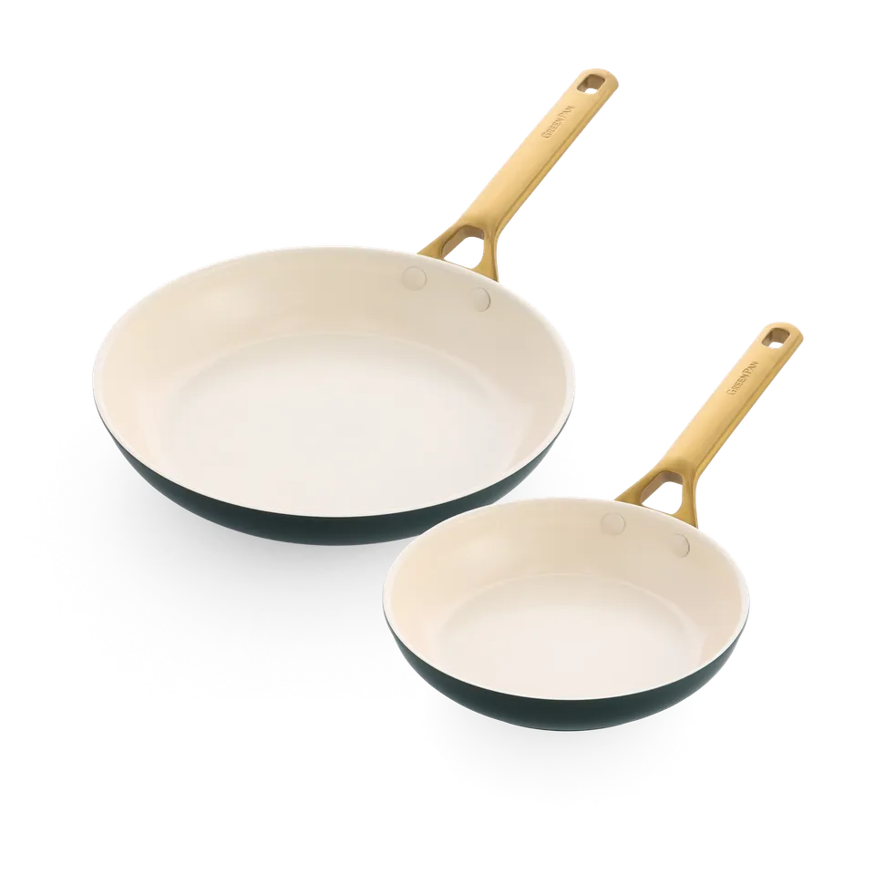 greenpan-padova-reserve-pine-green-set-de-2-po-les-20-26-cm-en-aluminium-tremp-f image 1