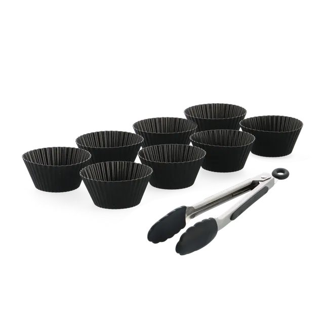 greenpan-air-fryer-accessories-ensemble-de-moules-9-pi-ces-moules-muffins-en-sil image 1