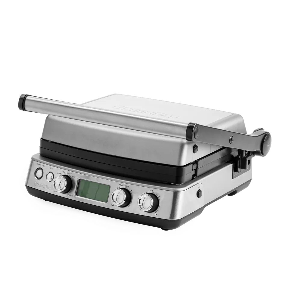 greenpan-contact-grill-stainless-steel-gril-lectrique-6-en-1-plaques-c-ramique-s image 1