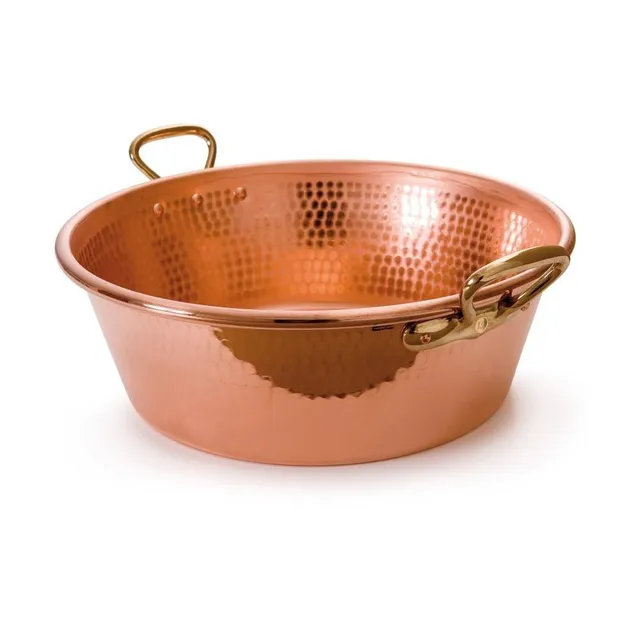 mauviel-m-passion-219336-bassine-confiture-martel-e-36-cm-en-cuivre-avec-poign-e image 1