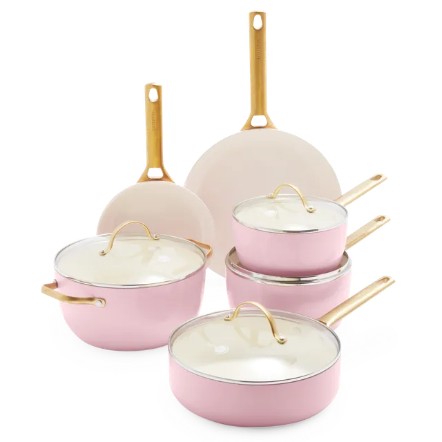 greenpan-padova-set-10-pi-ces-blush-pink-base-aluminium-forg-paisse-cuisine-clas image 1