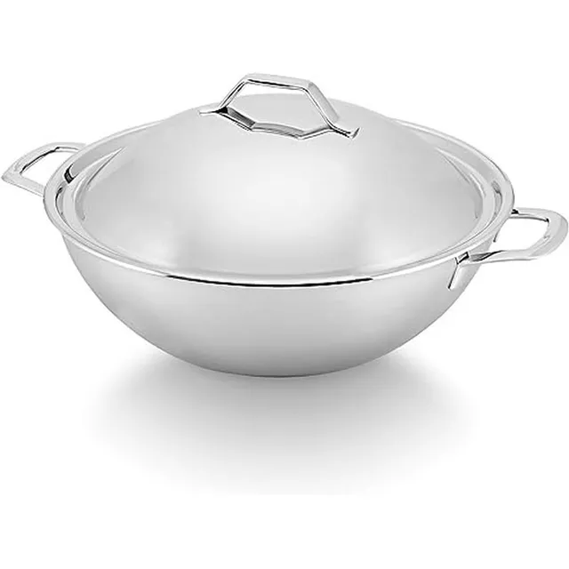beka-tri-lux-13410344-wok-2-anses-acier-inoxydable-triply-18-10-de-34-cm-tous-fe image 1