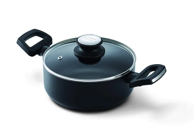 kitchen-fun-by-beka-13851204-faitout-aluminium-20-cm-noir-tous-feux-dont-inducti image 1