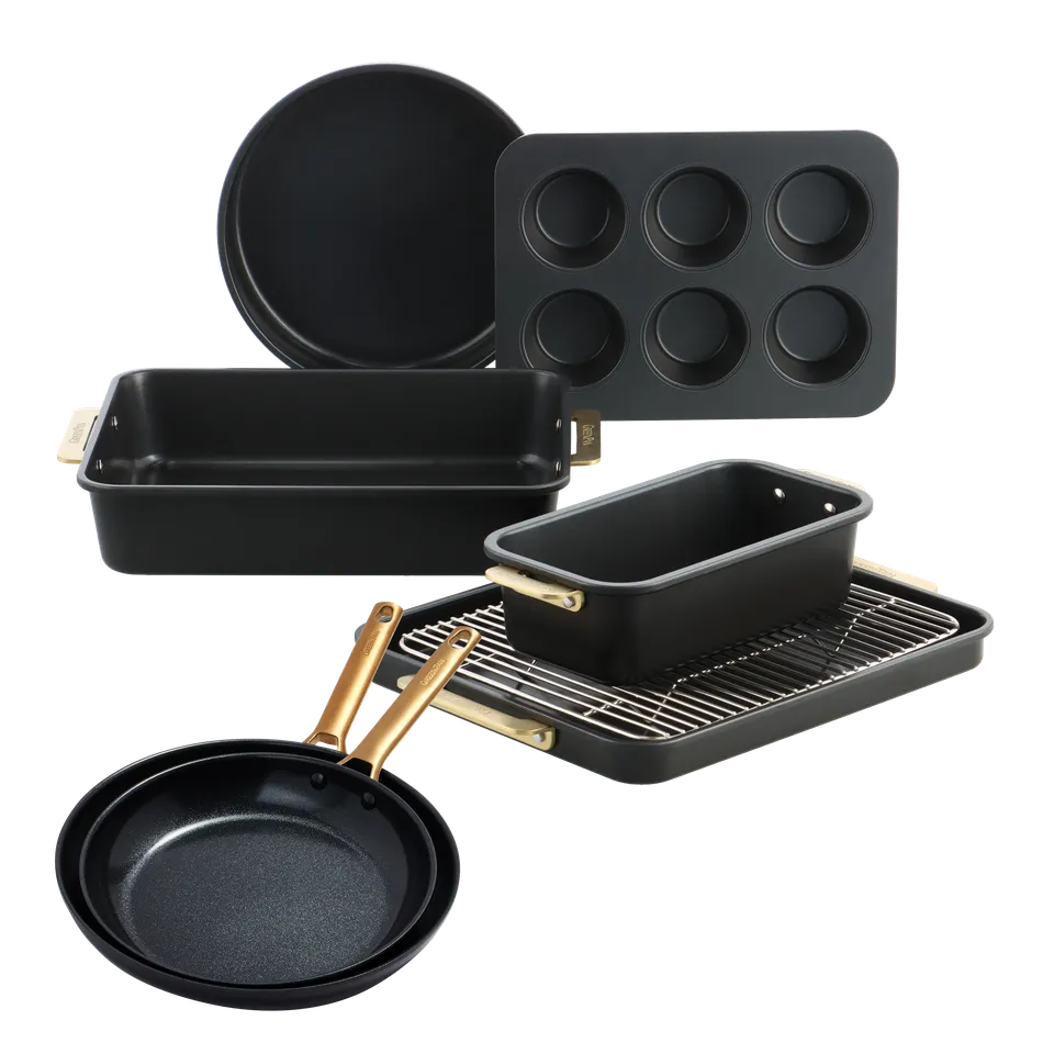 greenpan-padova-reserve-ensemble-de-8-pi-ces-gold-black-c-ramique-thermolon-sans image 1