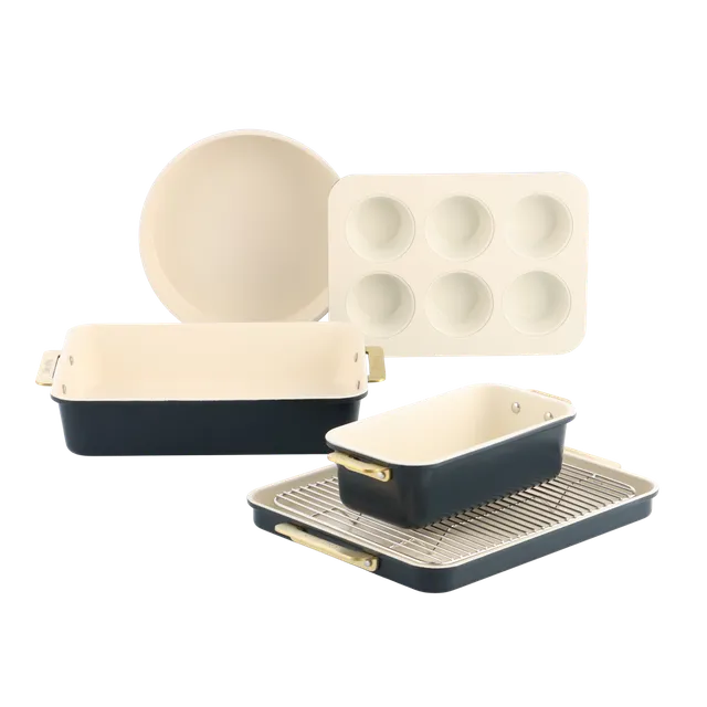 greenpan-padova-reserve-set-de-6-moules-oxford-blue-acier-aluminis-c-ramique-san image 1