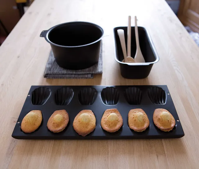mauviel1830-m-passion-711214-plaque-madeleines-en-acier-antiadh-sif-12-cavit-s image 1
