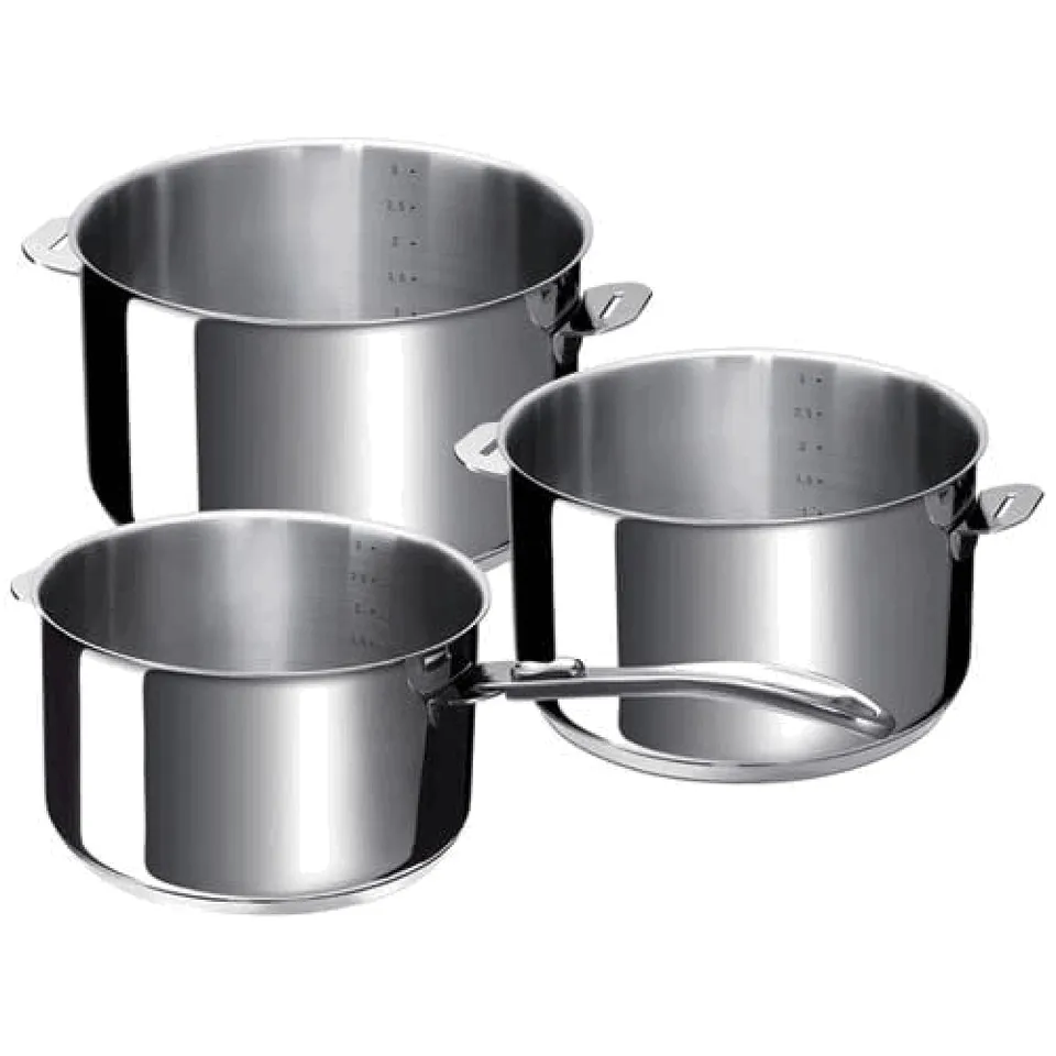beka-s-rie-de-3-casseroles-inox-18-10-16-18-20-cm-1-manche-amovible-triple-fond- image 1