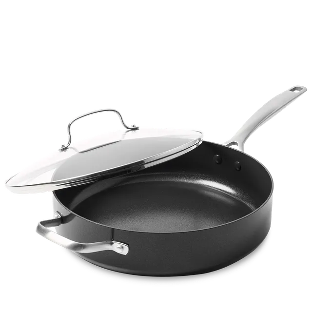 greenpan-copenhagen-sauteuse-28-cm-avec-couvercle-aluminium-tremp-rev-tement-dia image 1